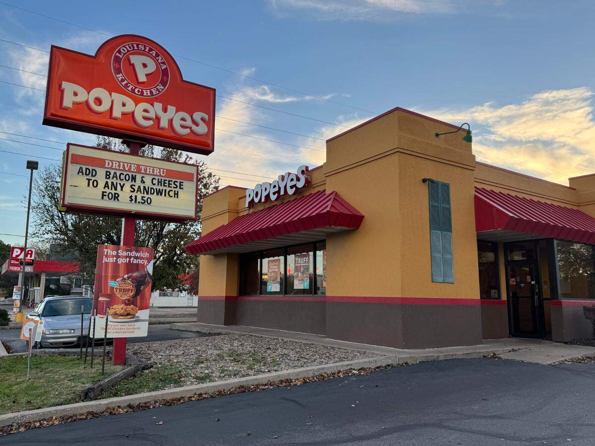 The Popeyes restaurant on North Broadway closed at the end of 2023.