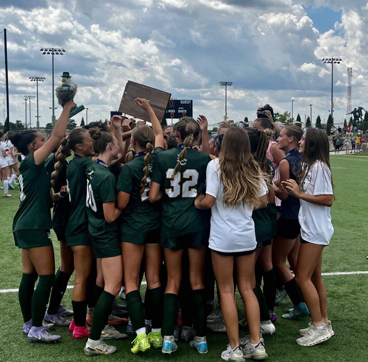 The Bishop Carroll girls soccer team became just the second 21-0 team in Kansas history after winning the Class 5A title this past weekend.