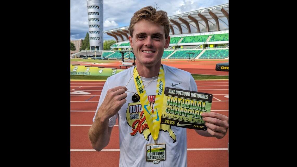 Andover Central pole vaulter Bryce Barkdull wins Nike national high school championship