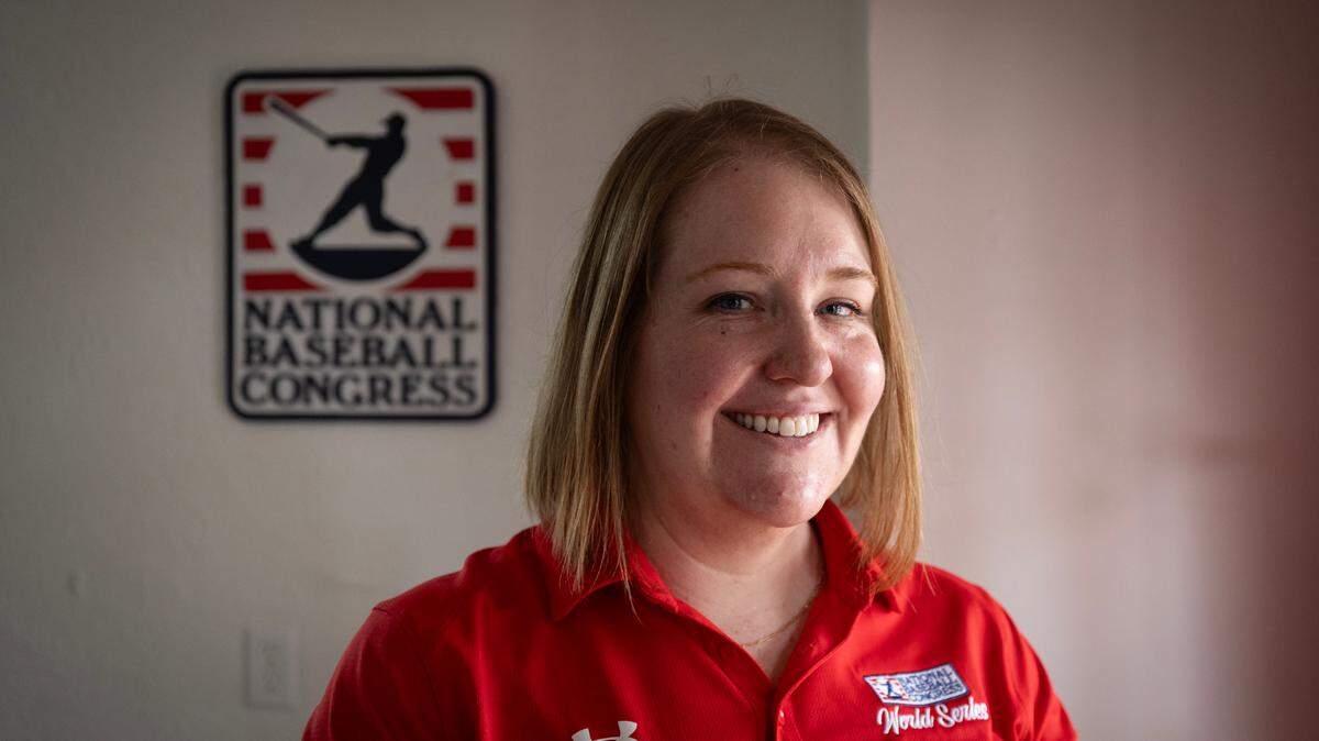 National Baseball Congress executive director Katie Woods said the organization’s new home at Clifton Square helps it “be part of the fabric of the community in Wichita.”