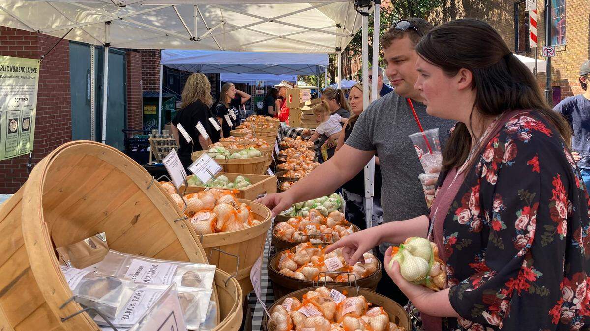 More than 100 different varieties of fresh garlic will be for sale at SUnday’s Orie’s Garlic Fest.