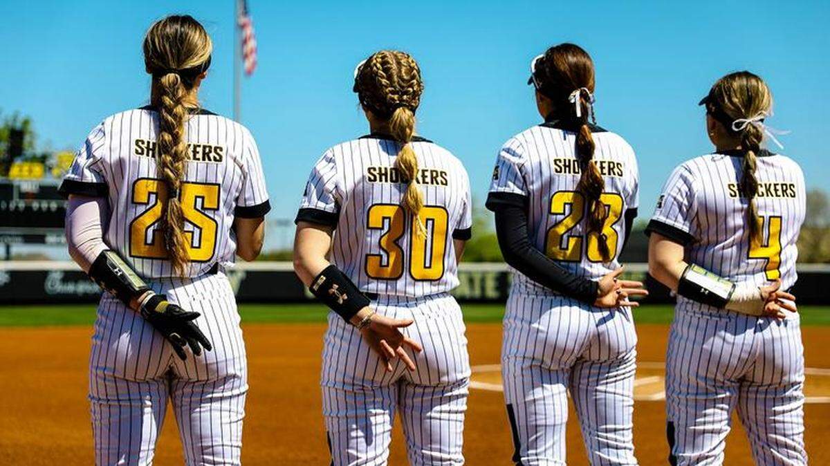 The Wichita State softball team dominated the end-of-season awards from the American Athletic Conference after winning the league title this season.