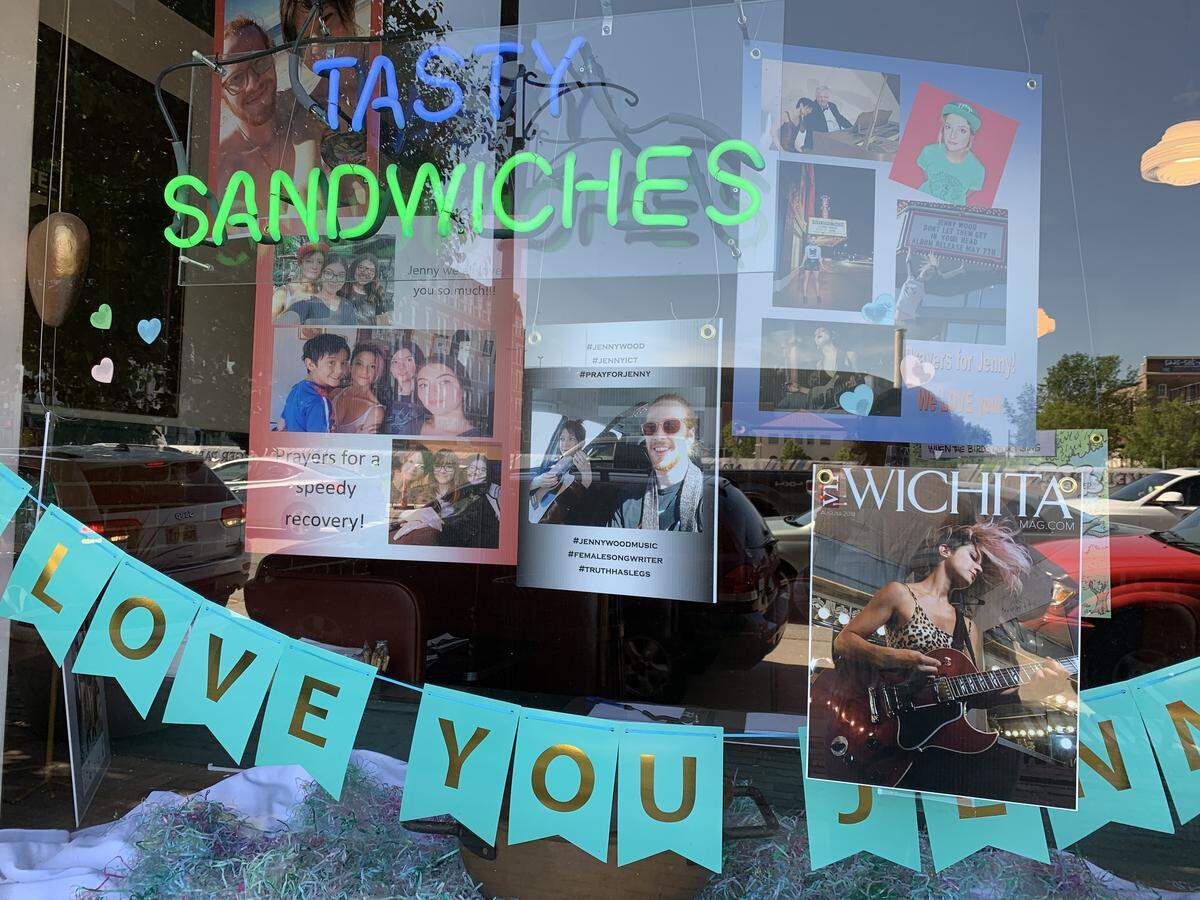 The Jenny Wood tribute at Old Mill Tasty shop includes a “wishing well” where customers and friends can leave good thoughts or even money.