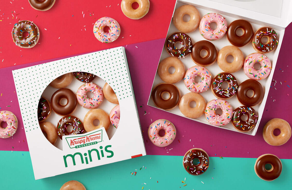 Krispy Kreme is now selling mini doughnuts that are less than 100 calories each.