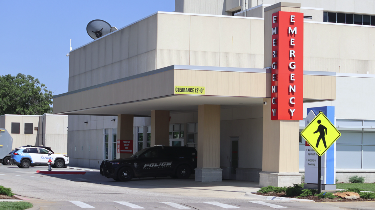 Ascension Via Christi St. Joseph hospital restricted access to its emergency room on Wednesday afternoon to “access a potential security concern.”