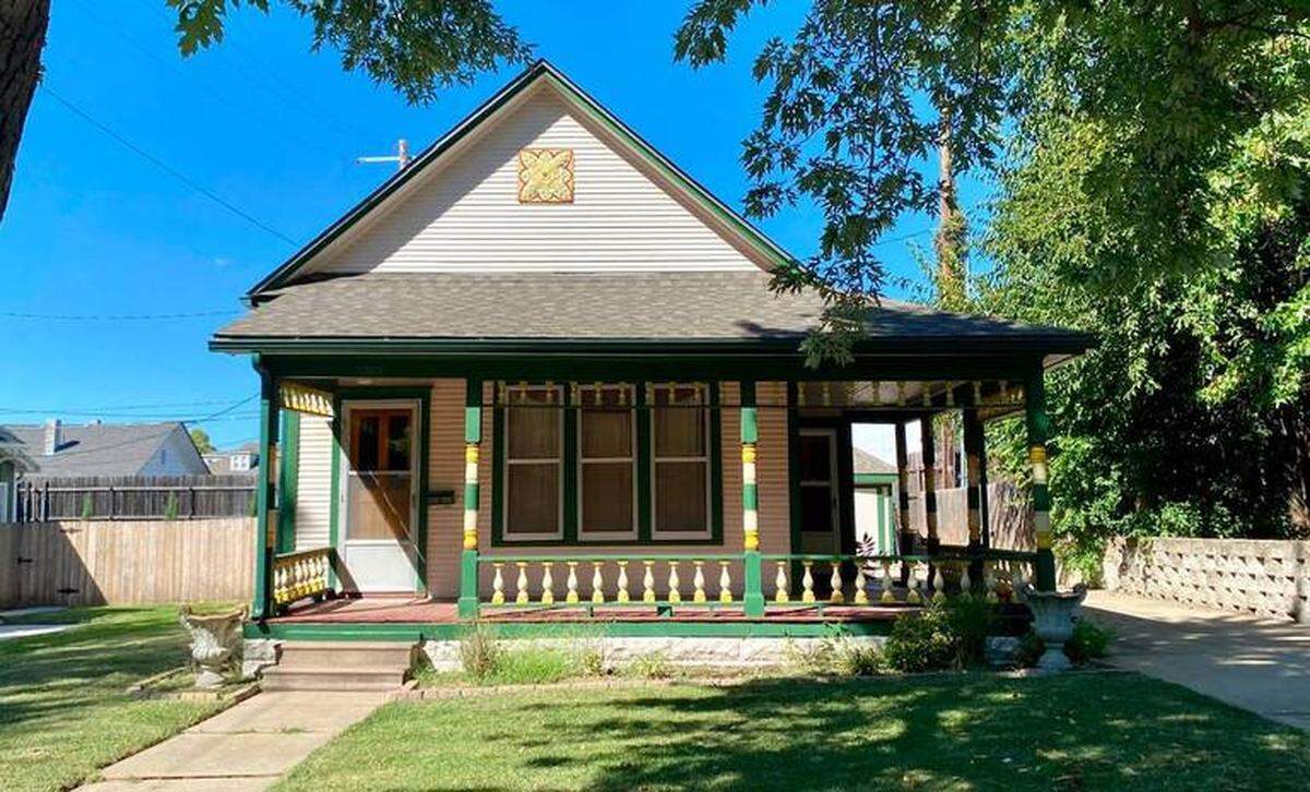 This house at 3344 E. Oakland will likely be moved to make way for a new parking lot behind Happiness Plaza on East Douglas.