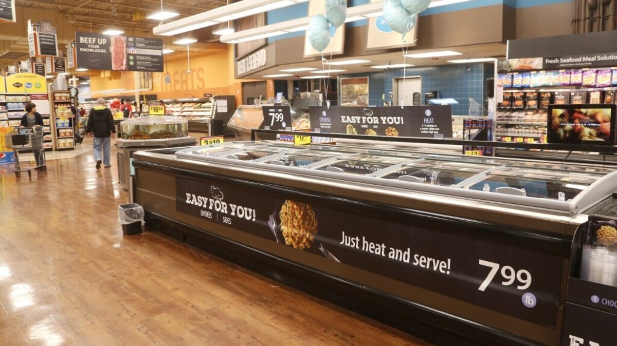 Dillons is remodeling a number of its Wichita-area stores, including all of its Marketplaces. At the Central and Rock Road store, one new area already in place in the meat and seafood department is what's called Easy for You!, which combines meat, seasonings and sauces and flash freezes them together in various portion sizes.