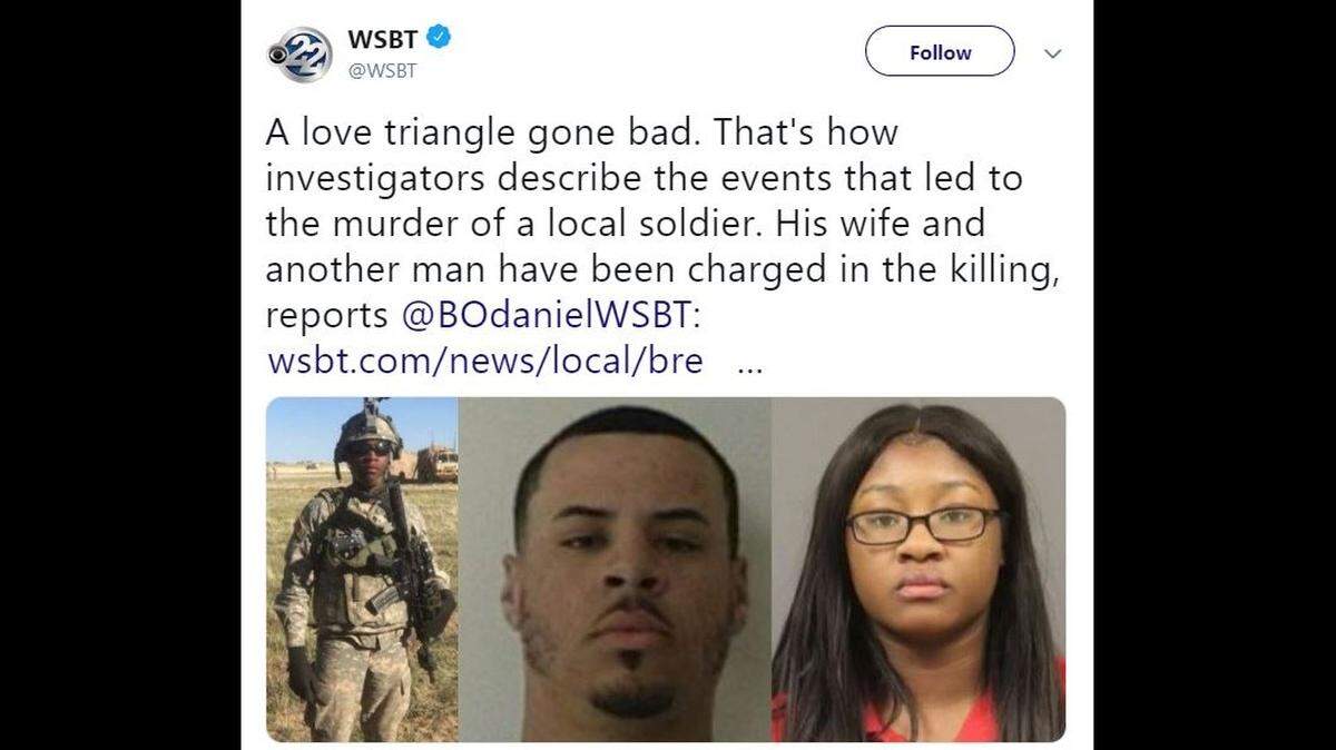 Soldier and father Tyrone Hassel III, 23, was killed on New Year’s Eve in St. Joseph Township, Michigan, police said.