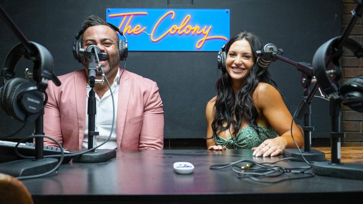 Brant Dumford and Anna Kate Tillison are partners in a new Wichita co-working space called the Colony, which will have some unusual amenities, including a podcast studio.