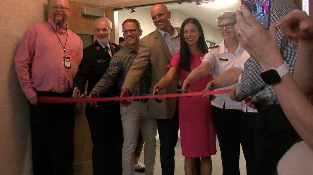 The Salvation Army ribbon cutting happened on Wednesday.