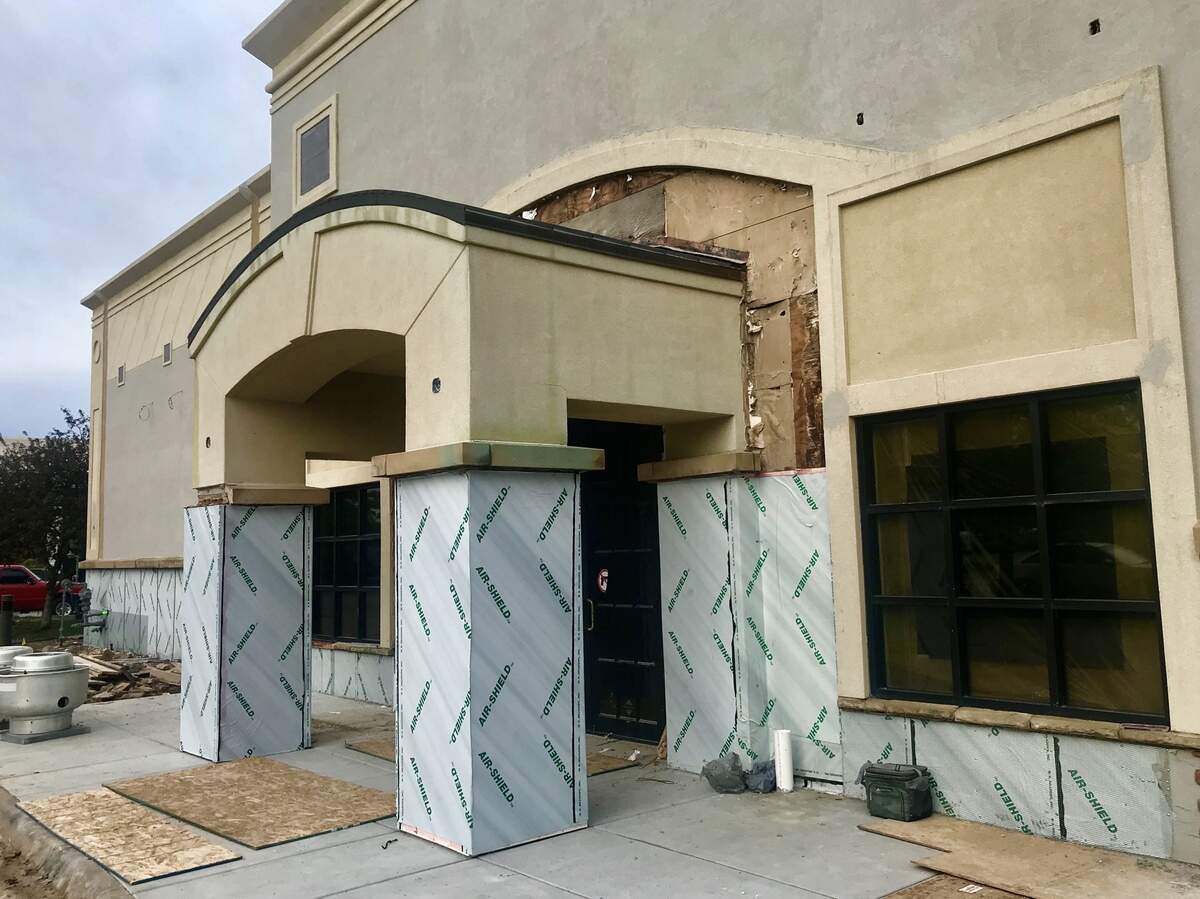 Construction is going well at the old Fox and Hound space at Wichita’s Waterfront development, and The Old Spaghetti Factory should open in about six weeks.