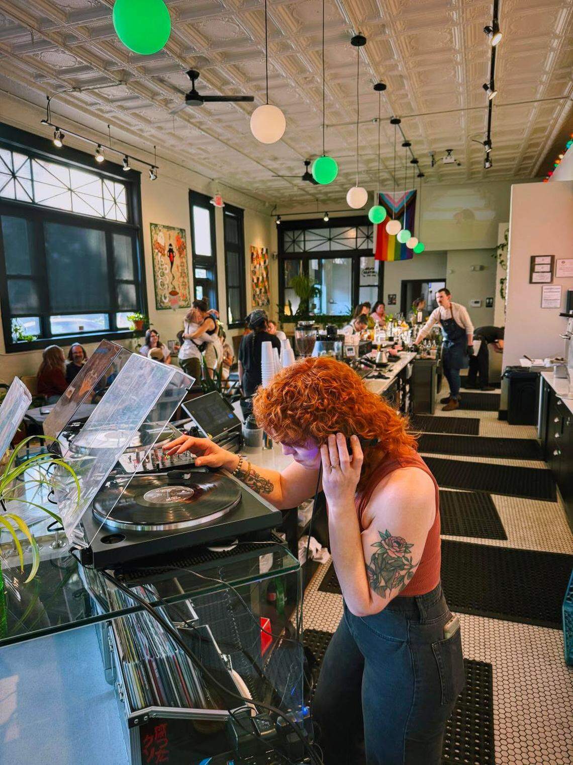 Sabrina Stone was a recent guest host on one of Good Company’s weekly vinyl nights.