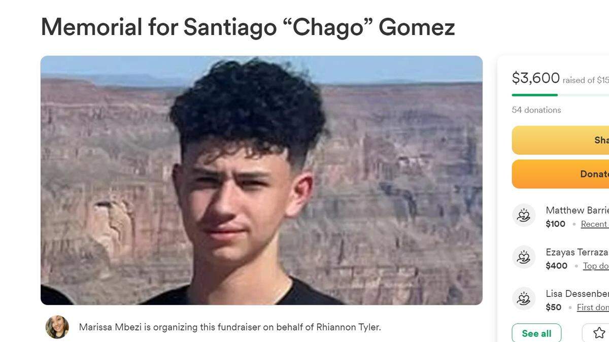 Family of 17-year-old Santiago Gomez of Wichita have created a GoFundMe to help pay for the teen’s funeral arrangements after he died in a crash over the weekend.