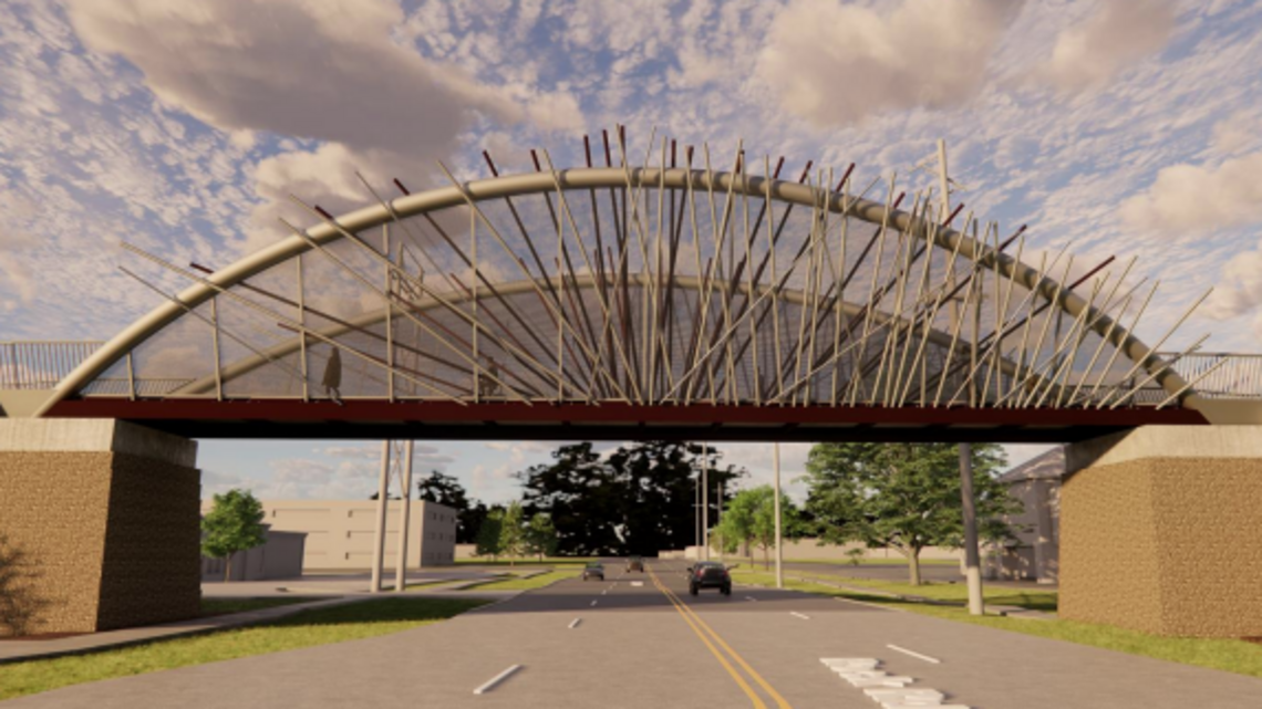 Update: Council questions cost of $18M pedestrian bridge over Rock Road