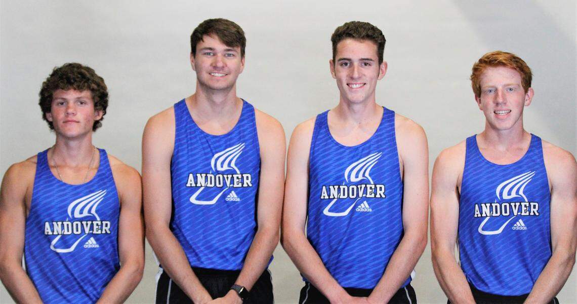 2019 Wichita Eagle High School All-Metro Boys Track 4x800 relay, Andover’s Samuel McDavitt, Josh Jackson, Asher Moen and Ryan Kinnane