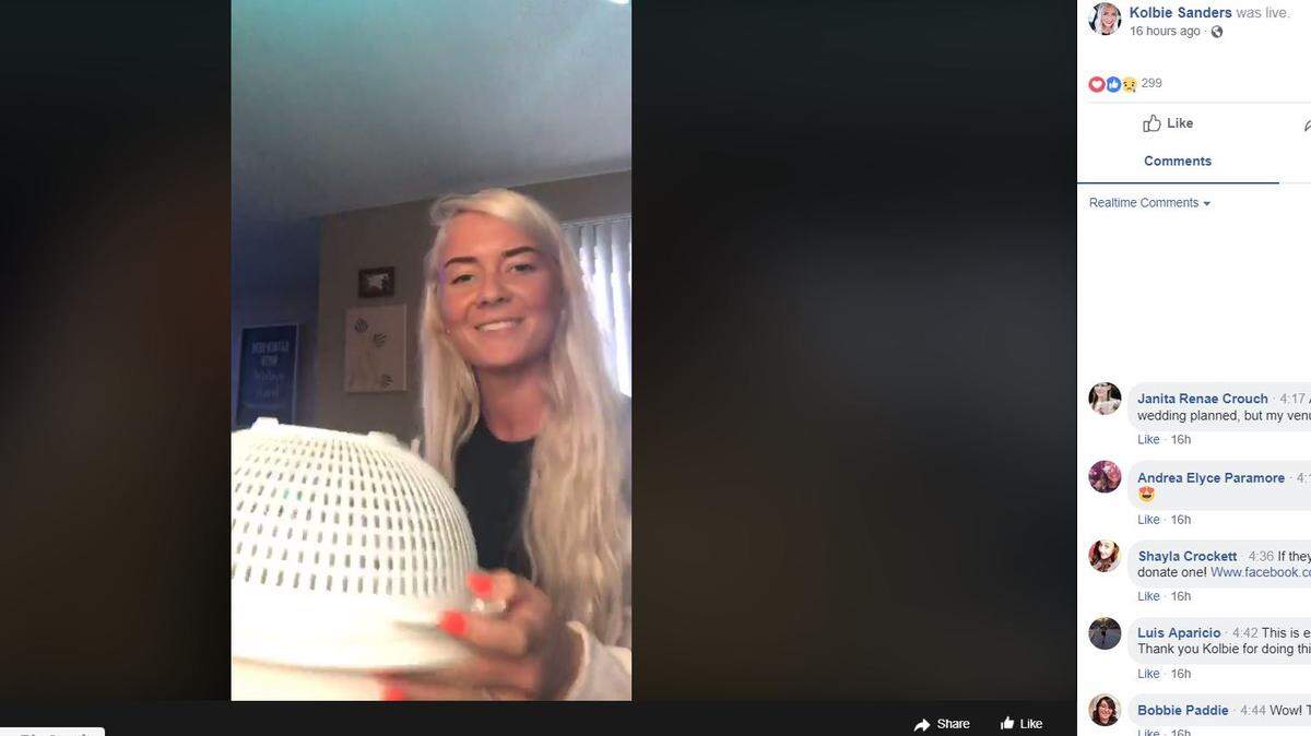 After Kolbie Sanders’ engagement was called off, she held a “dream wedding” giveaway.