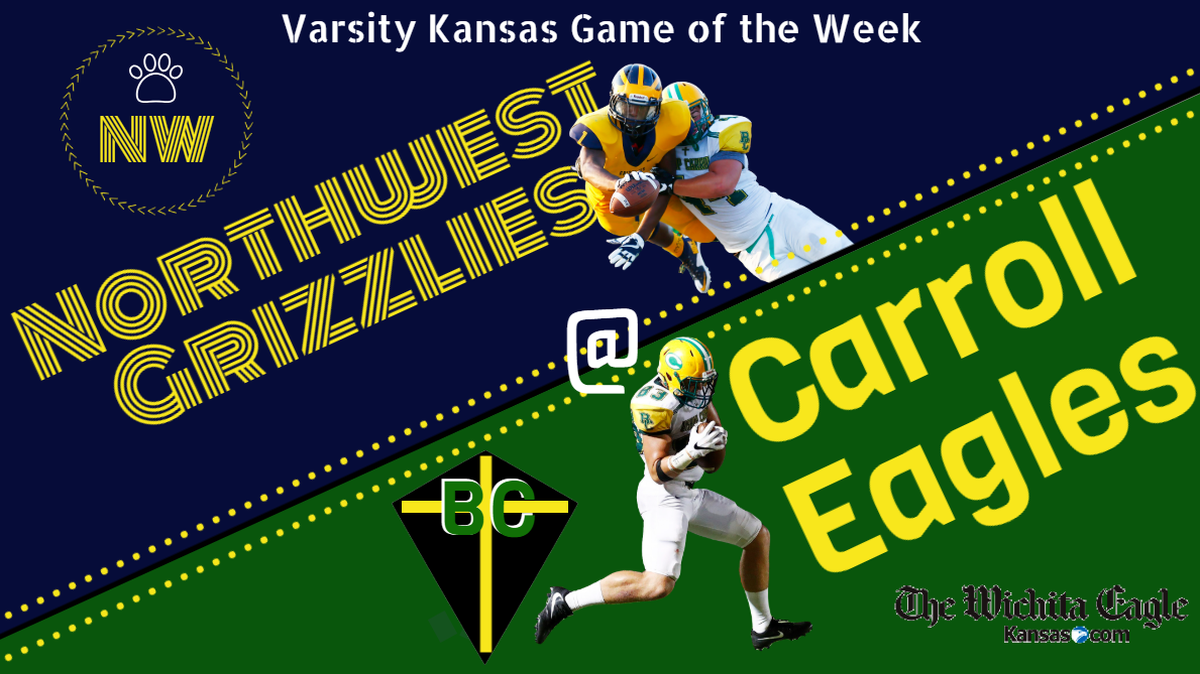 Class 6A semifinalist Wichita Northwest travels to 5A state champion Bishop Carroll in Week 1 for the Varsity Kansas Game of the Week.