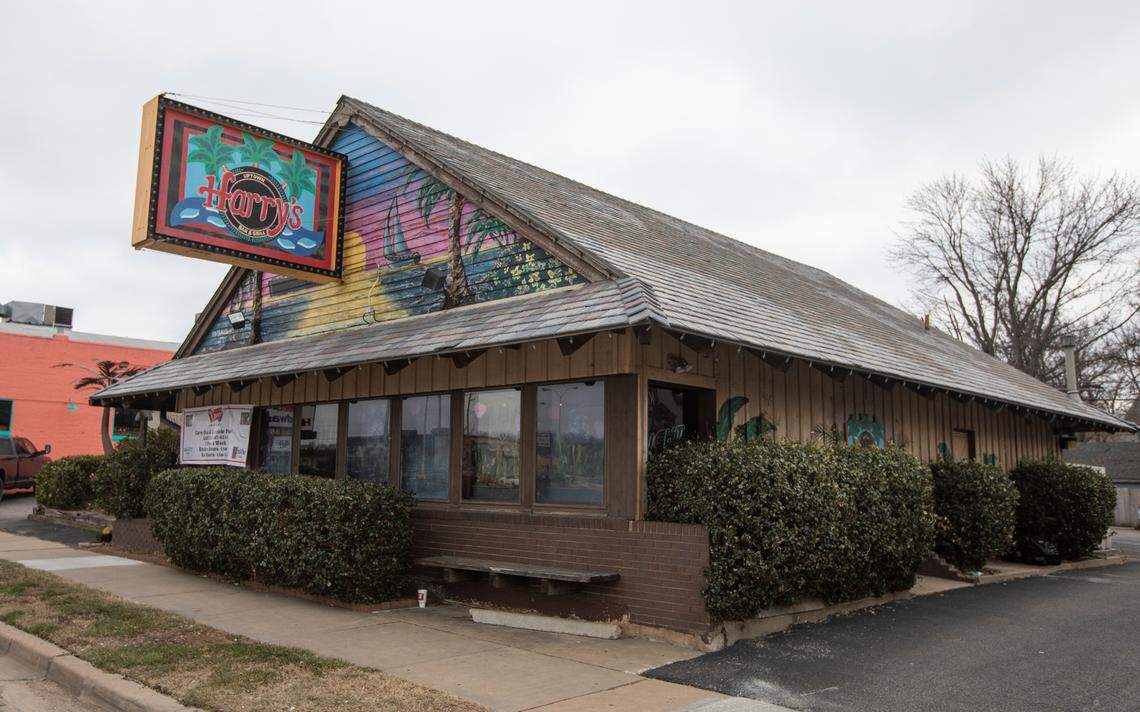 Harry’s Uptown now operates in the building that was constructed to house Casey Jones Junction in 1968.