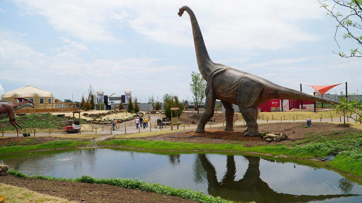 Field Station: Dinosaurs, the  animatronic dinosaur park in Derby opened Memorial Day 2018.  It is one of several family-friendly attractions in Derby, which prides itself on being a place where people want to raise their families.