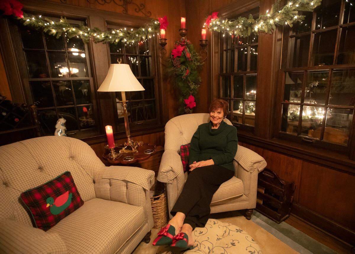 Bonnie Bing takes decorating for the holidays very seriously. Even though she won’t be hosting parties this year she went ahead and decorated her one hundred year old Tudor style house.​ (December 10, 2020)