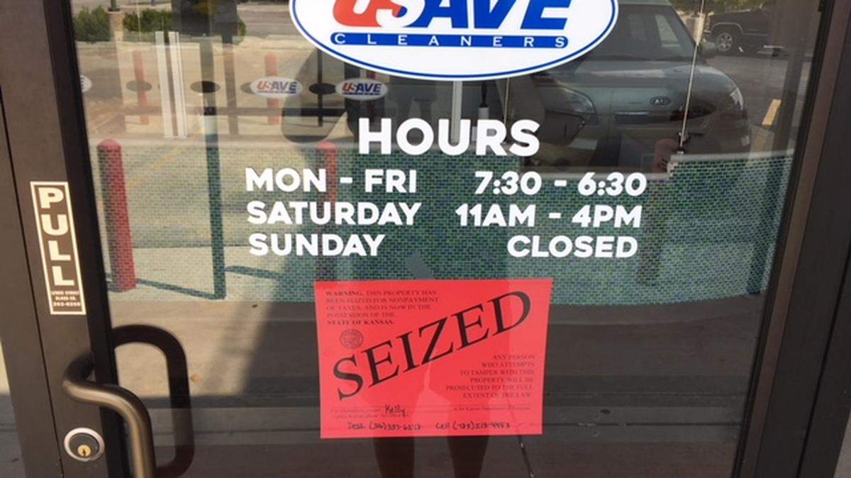 A reader who says his wife’s shirts are being held captive by Usave Cleaners shared this photo of one of the three Usave stores the state seized this week.