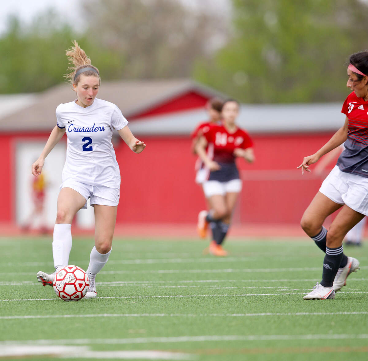 Kapaun Mt. Carmel junior midfielder Makenzie Orr.