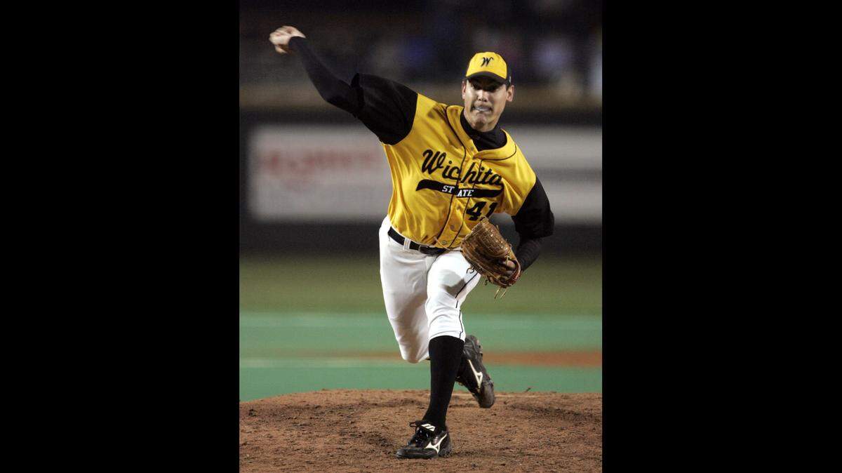 Former Shocker All-American pitcher Mike Pelfrey was named the Wichita State baseball team’s pitching coach on Monday. Pelfrey pitched for the Shockers from 2003-05, then enjoyed a 12-year Major League career.