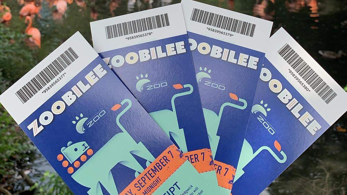 2019 tickets for the Sedgwick County Zoo’s Zoobilee fundraiser.