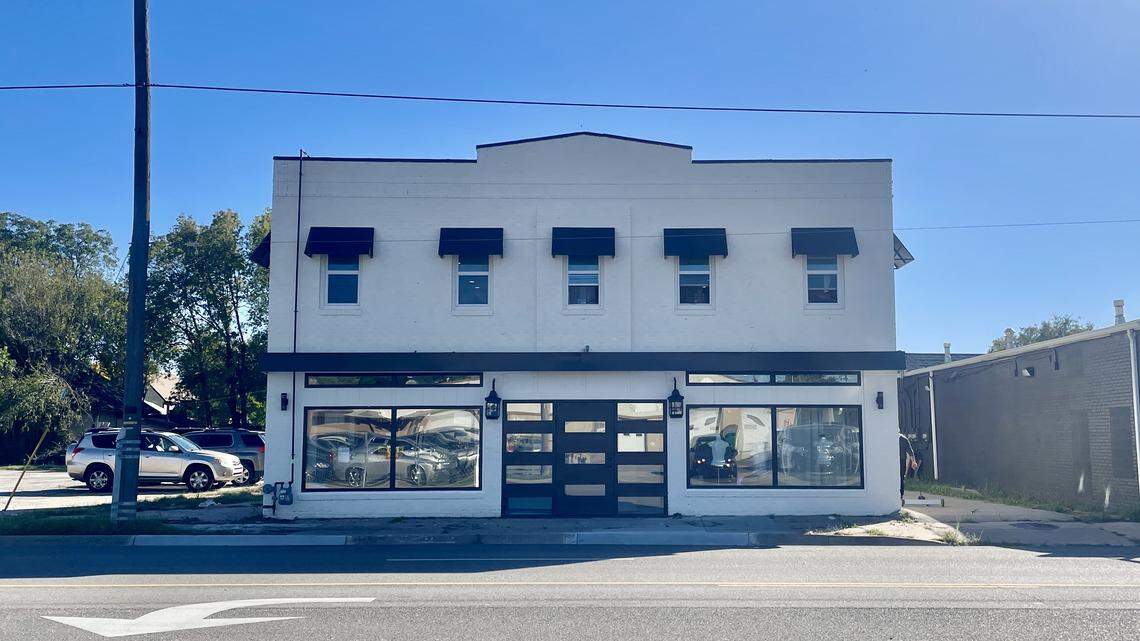 Alicia Ybarra has moved her Vanya Designs Bridal Couture to this East Central building, which is large enough for a showroom and production space.