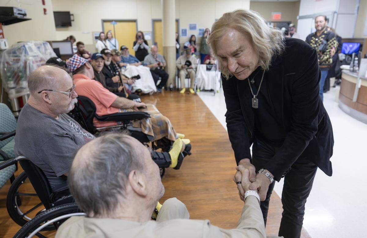 Joe Walsh has been active with causes to help veterans.