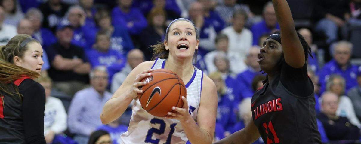 Sammie Bachrodt, a 2014 Kapaun graduate, was a four-year starter for the Drake women’s basketball team. She was a 2-time Missouri Valley Conference Defensive Player of the Year and finished as Drake’s career all-time steals leader.