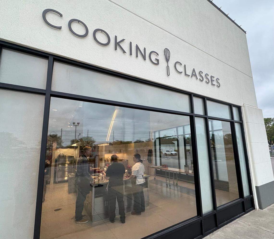 Sur La Table in Bradley Fair offers a long list of hands-on cooking classes.