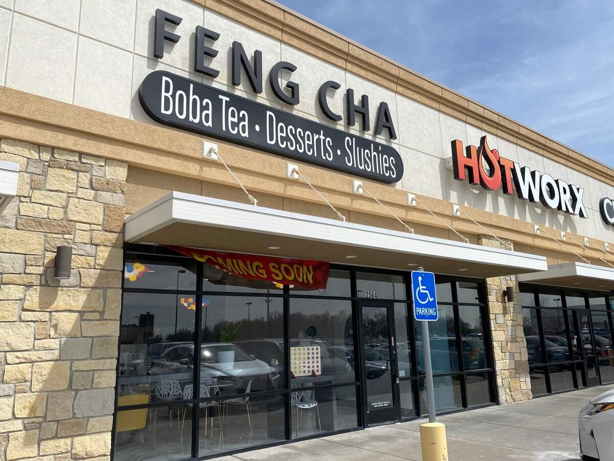 Wichita’s second Feng Cha is in the same strip center at K-96 and Greenwich that houses Crumbl Cookies and Jersey Mike’s Subs.