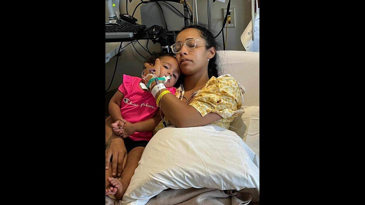 Tarika Standifer, who was critically injured in the July 2 mass nightclub shooting at City Nightz in Old Town, embraced her 2-year-old daughter Tuesday for the first time after being shot.