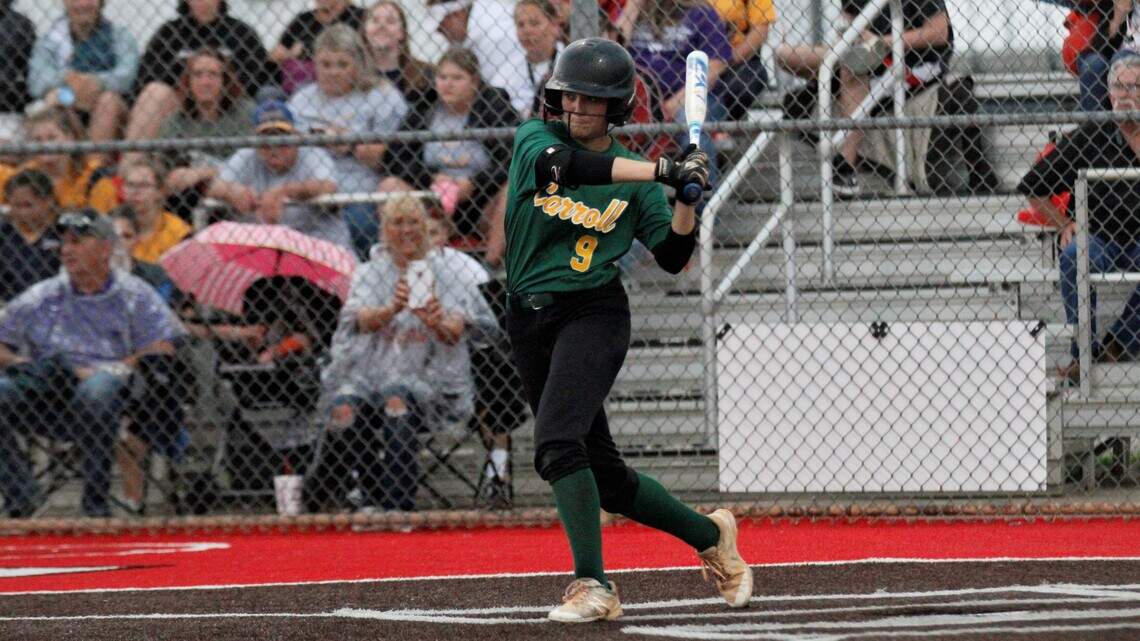 Softball rematch set: Carroll beats Goddard to set up Round 3 vs. Shawnee Heights