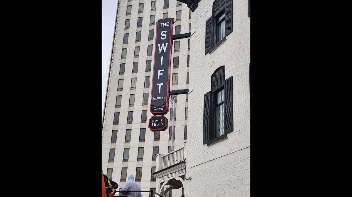 The Baltimore in downtown Wichita was temporarily renamed for Taylor Swift during the Chiefs game against the Baltimore Ravens last week. Is the change now permanent?