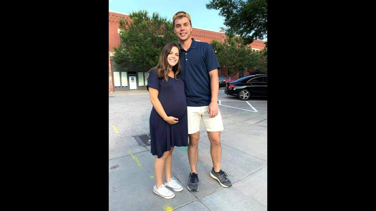 Samantha Russell, 22, and her husband, Brandon Russell, were expecting a baby in August. But the child was born Tuesday after his mother suffered fatal injuries in a multiple-vehicle wreck that authorities say was caused by a crime suspect fleeing from police.