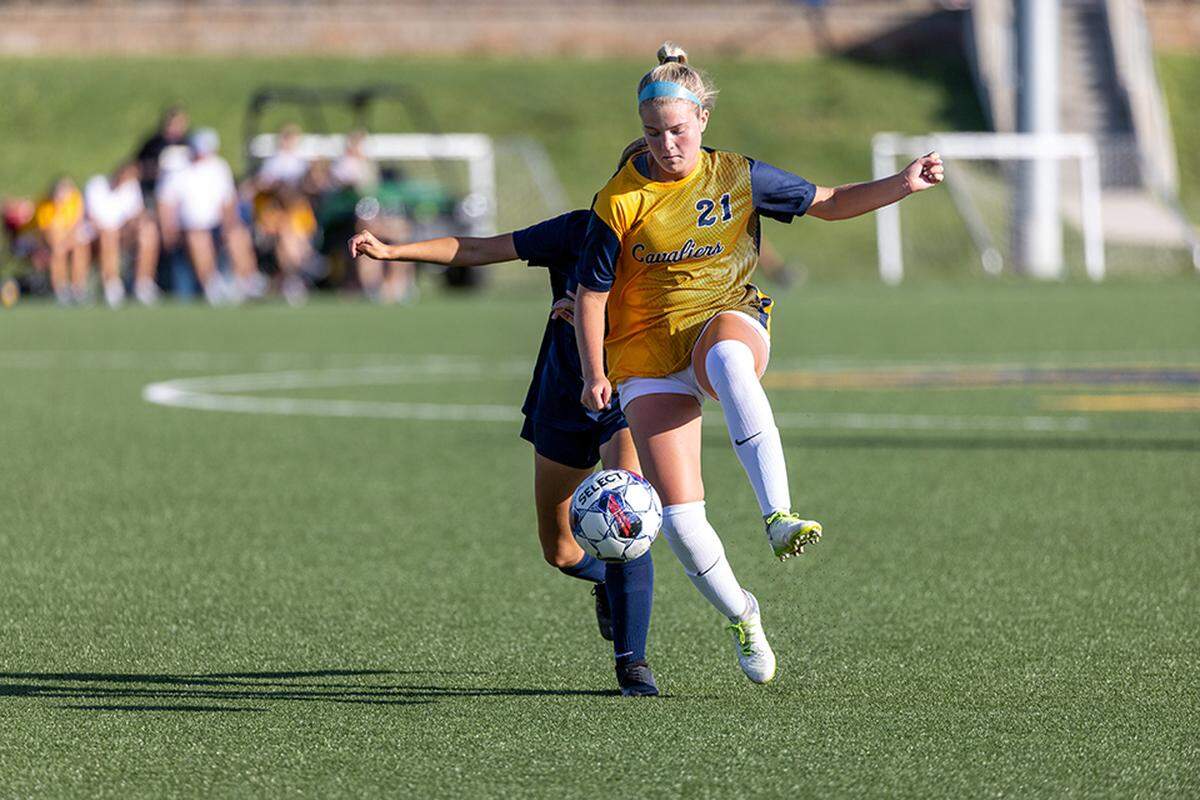 Wichita native Brecken Hoy helped send the Johnson County women’s soccer team to the NJCAA Division I national championship game with a pair of clutch penalty kicks in a shootout on Thursday.