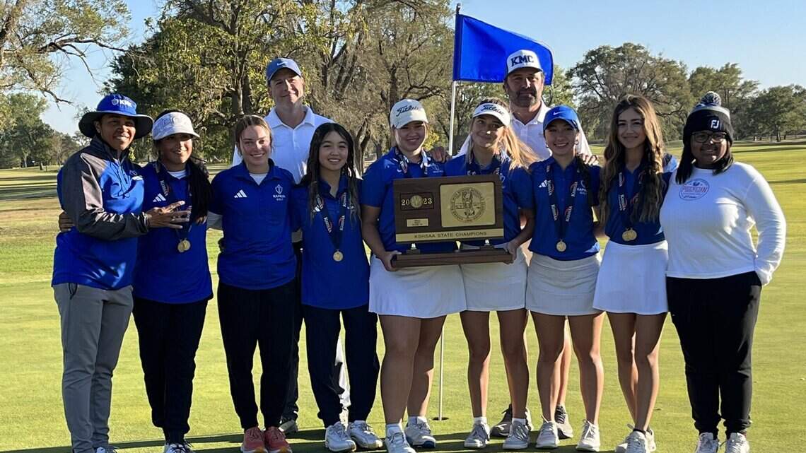 Kapaun girls golf makes Kansas high school history with second four-peat of championships