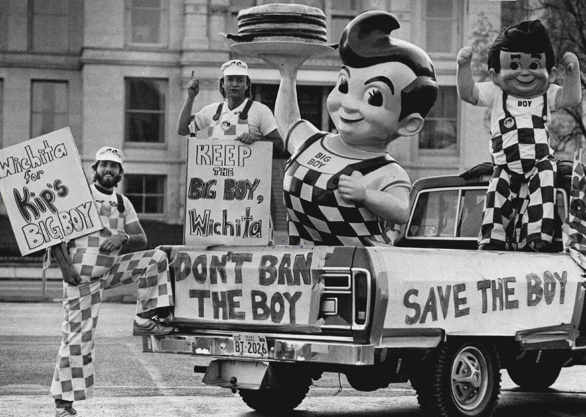 The Big Boy chain launched a campaign in 1985 asking customers to vote whether the Big Boy mascot should stay or go. Customers overwhelmingly voted for him to stay.