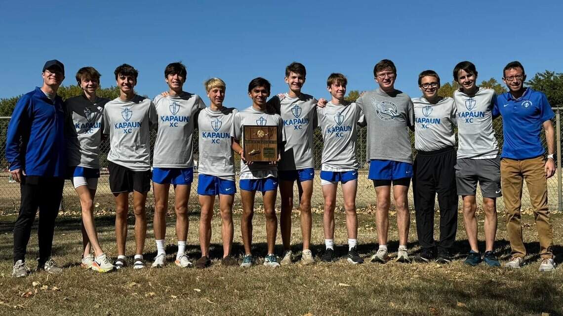 Kapaun boys cross country aiming for first Kansas high school state title since 1981