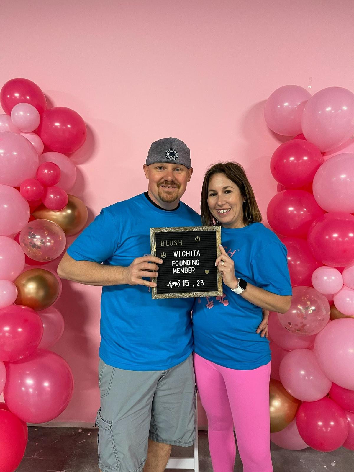 Kimberly and J.D. Macht are opening Blush Boot Camp at the Shops at Tallgrass early next month for boot camp sessions for women only.