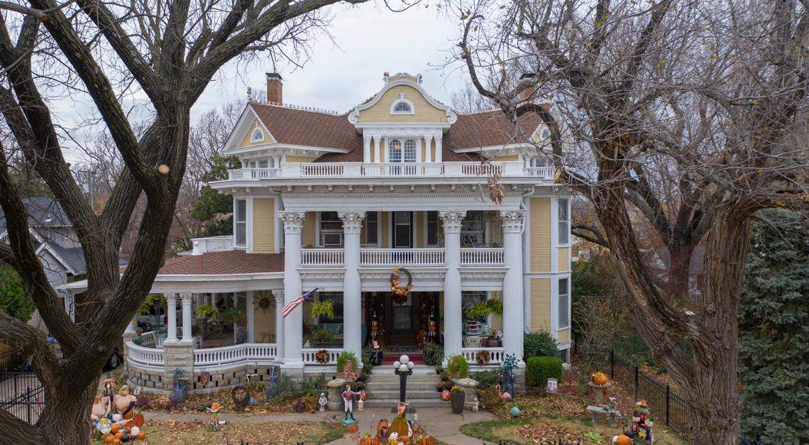 June and Ralph Rhodes are the new owners of the Wey Mansion at 1751 N. Park Place.