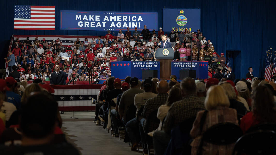 Here's where President Trump will speak in Salina. And how to get tickets