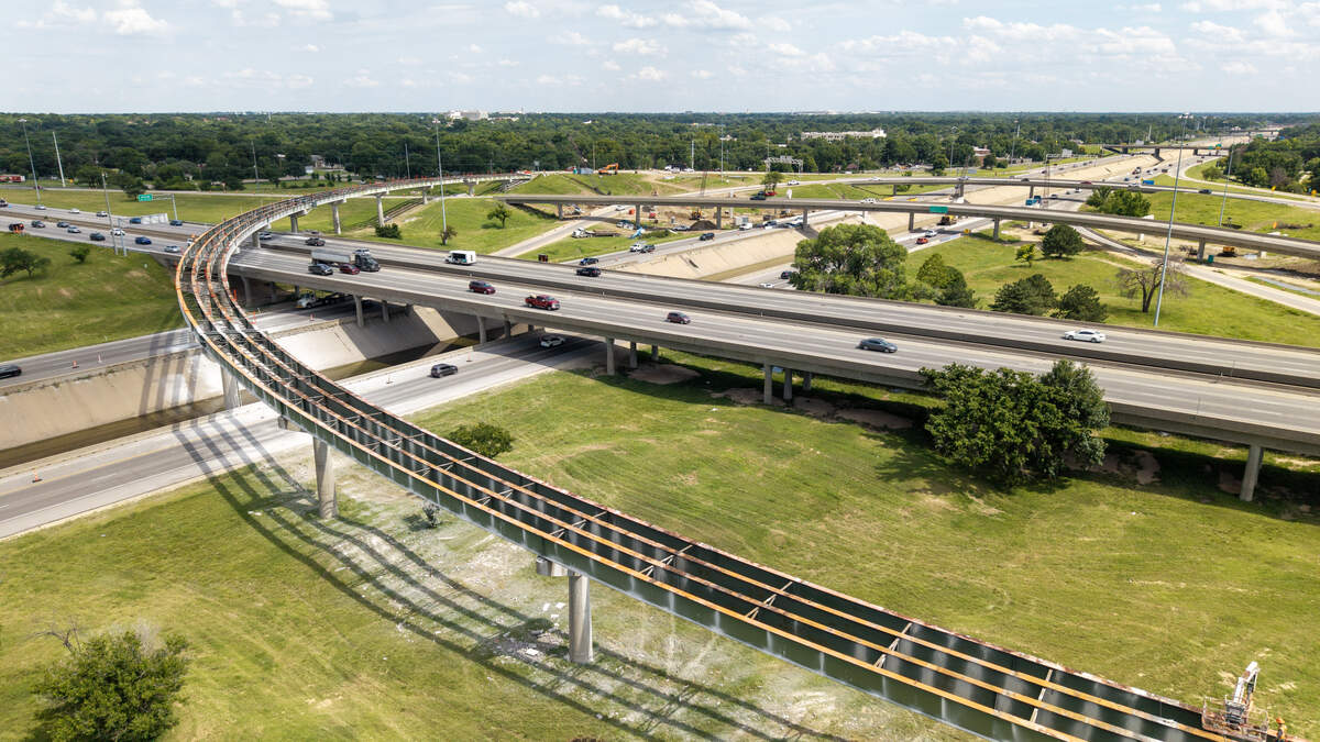 Last weekend, Kellogg where it spans I-135, I-135 underneath the Kellogg overpass, and associated ramps were closed as part of a redeck project.