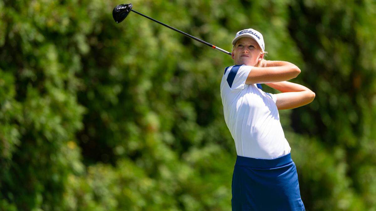 Kate Tilma during the second round of stroke play at the 2021 U.S. Girls’ Junior at Columbia Country Club in Chevy Chase, Md. on July 13, 2021.