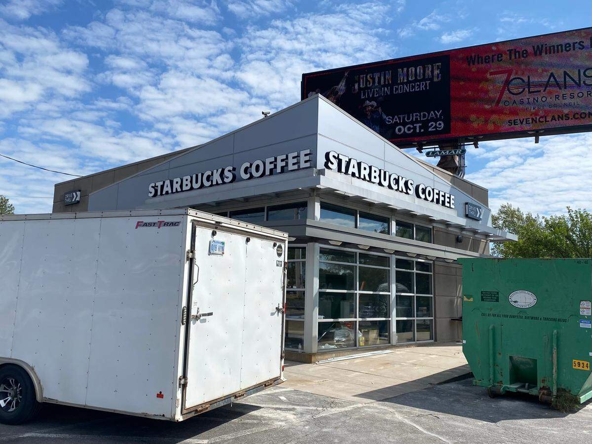The Starbucks at Central and Rock is closed until Sept. 1 for a remodel.
