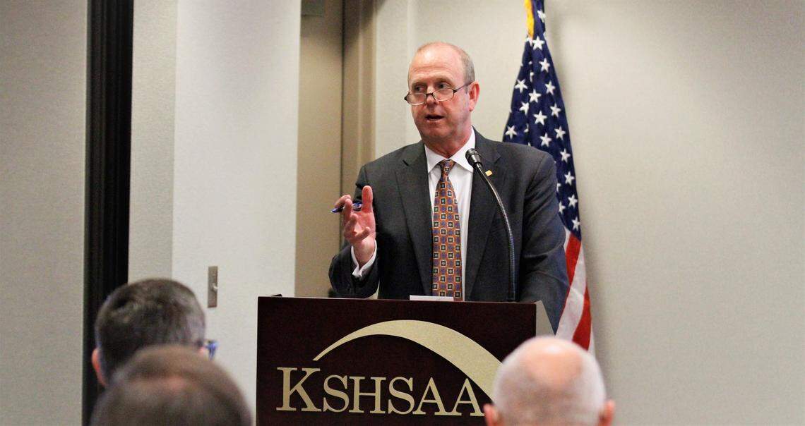 KSHSAA executive director Bill Faflick