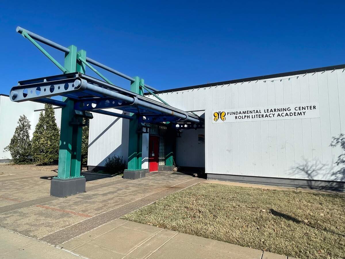 The former Fundamental Learning Center at 2220 E. 21st St. has been selected to serve as the temporary location for Wichita’s no-barrier emergency shelter this winter.