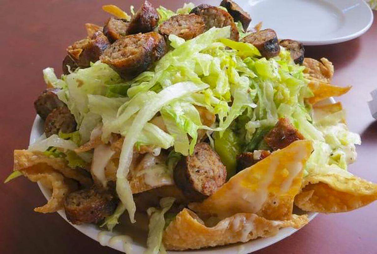 Italian nachos from Albero Cafe